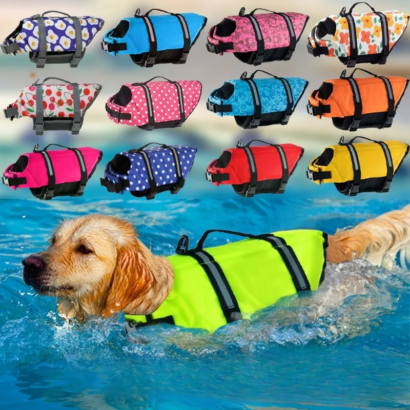 Dog Life Jacket - سترة سباحة للكلاب، سترة نجاة للحيوانات