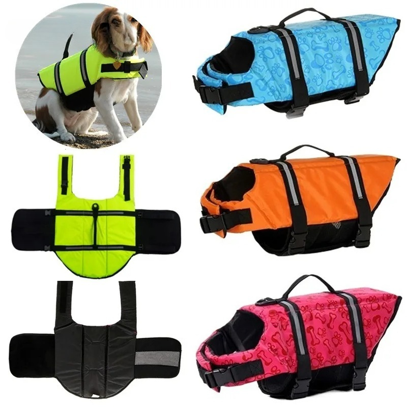 Dog Life Jacket - الصيف الكلب سترة نجاة عاكسة قابل