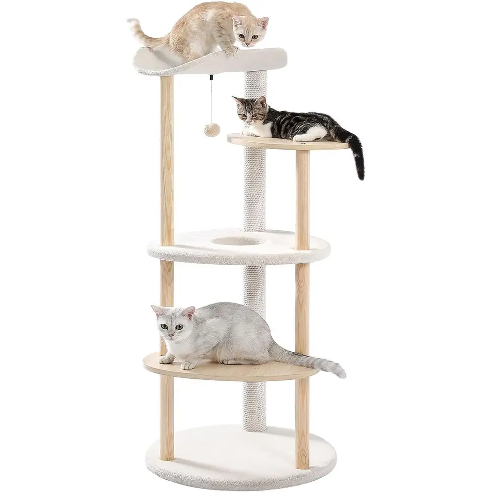 Cat Scratching Post - برج قطط داخلي بيج بخمسة مستويات