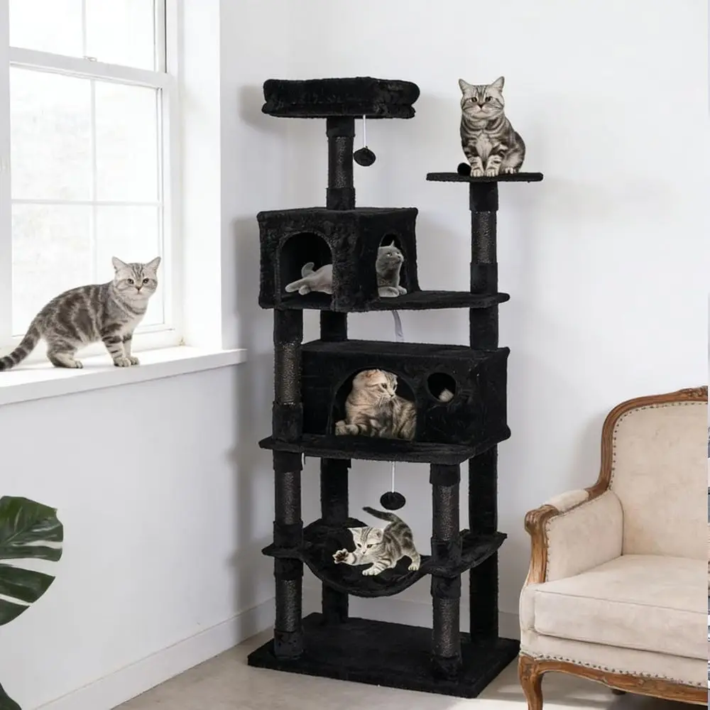 Cat Scratching Post - برج قطط متعدد الطبقات XL للقطط