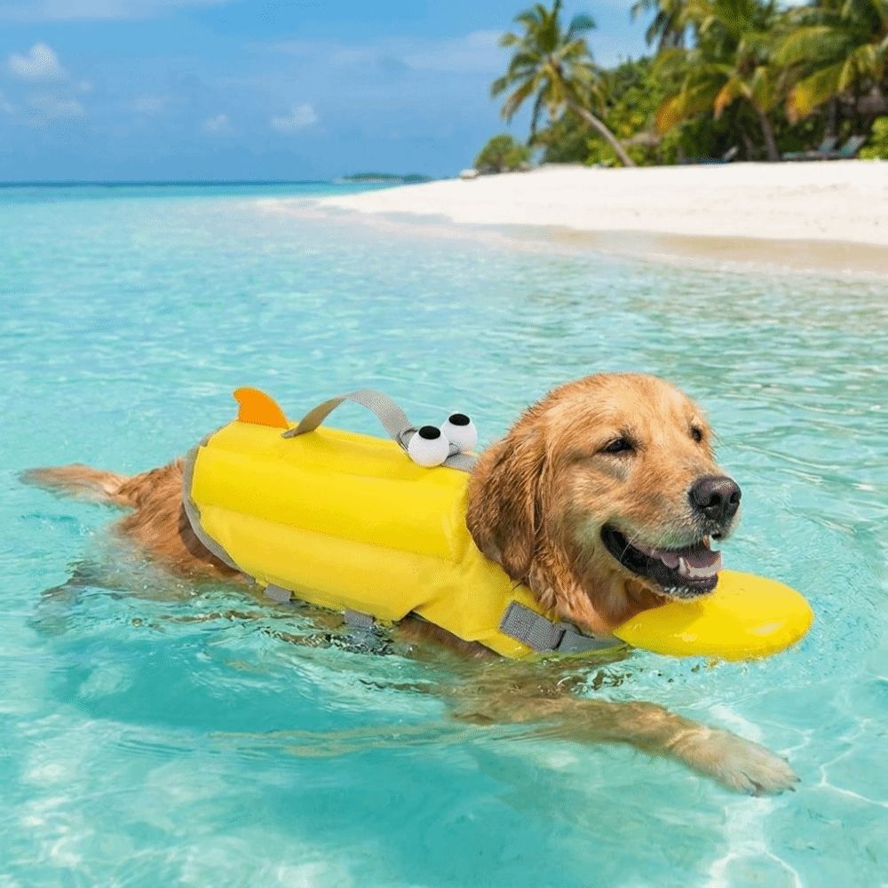 Dog Life Jacket - سترة نجاة قابلة للتعديل للكلاب، مقاومة