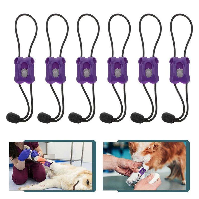 Pet Supplies App - رباط ضاغط بلاستيكي للحيوانات الأليفة موديل