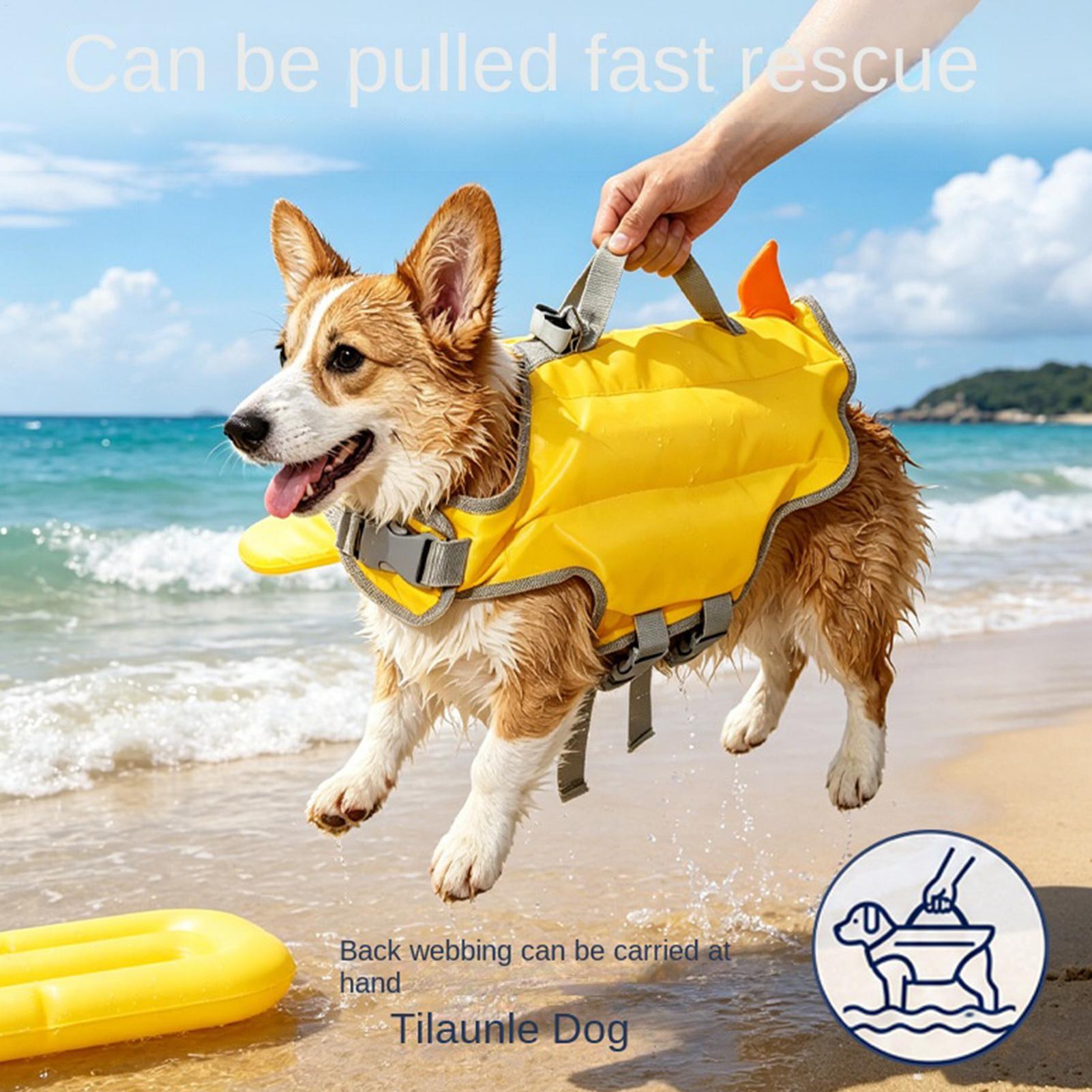 سترة نجاة للكلاب عالية الطفو م - مراجعة Dog Life Jacket وسعره