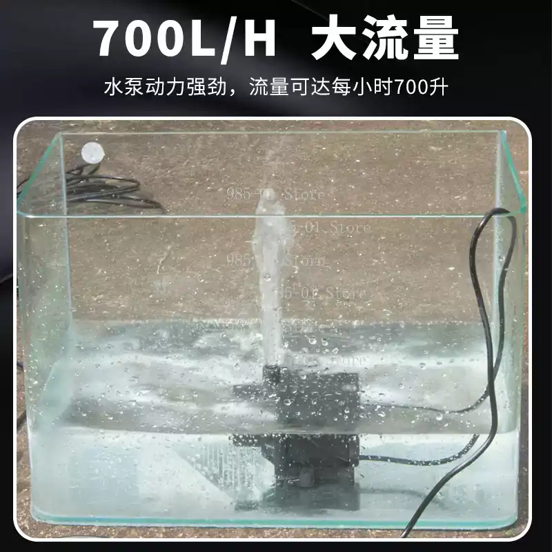20 واط مضخة مياه تعمل بالطاقة  - مراجعة Fish Tank Filter Pump وسعره