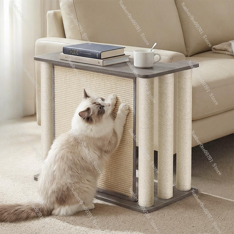 طاولة جانبية على شكل مخلب قطة  - مراجعة Cat Scratching Post وسعره
