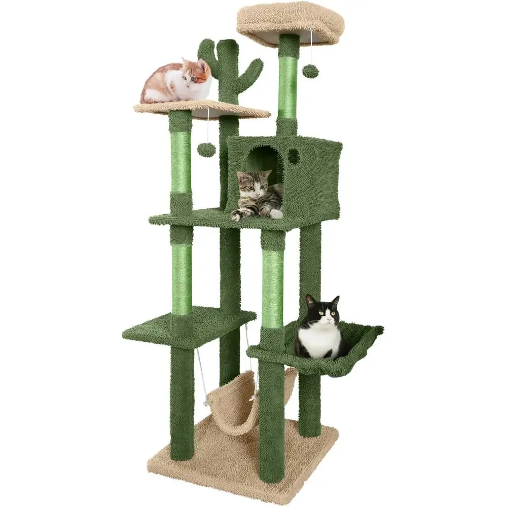 شجرة قطط متعددة المستويات بطول - مراجعة Cat Scratching Post وسعره