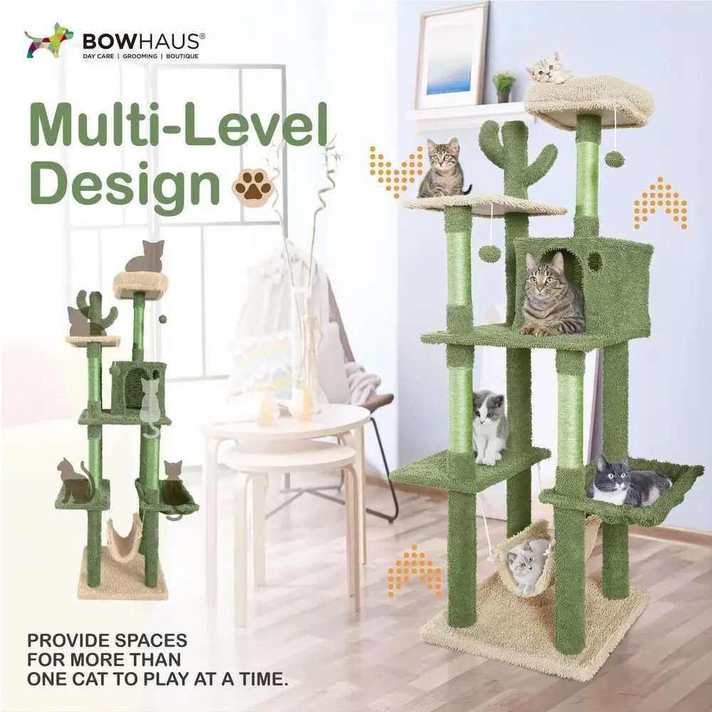 شجرة قطط متعددة المستويات بطول - مراجعة Cat Scratching Post وسعره