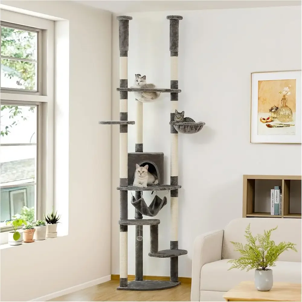برج قطط قابل لتعديل الارتفاع:  - مراجعة Cat Scratching Post وسعره