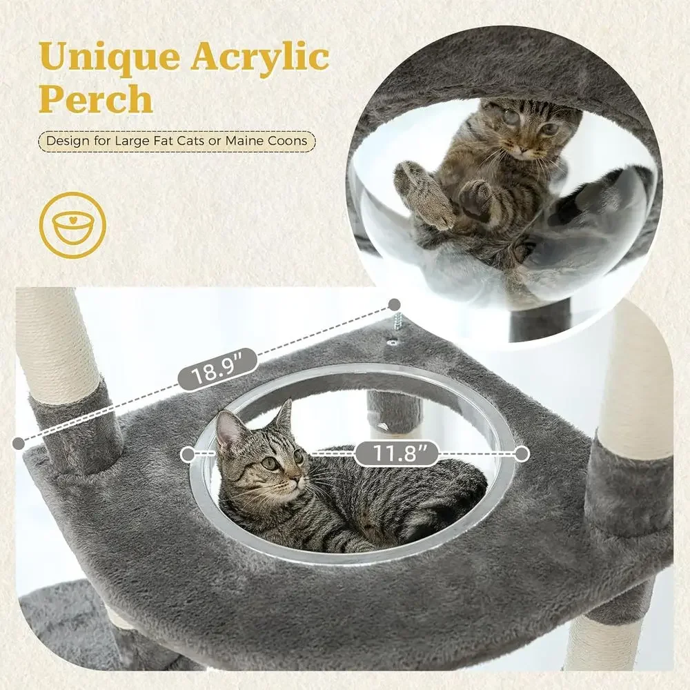 برج قطط قابل لتعديل الارتفاع:  - مراجعة Cat Scratching Post وسعره