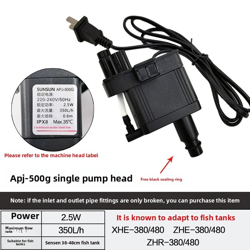 مضخة فلتر ثلاثية الوظائف جديدة - مراجعة Fish Tank Filter Pump وسعره