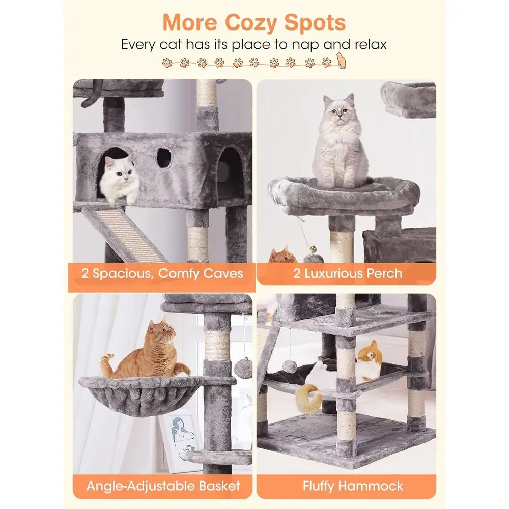شجرة قطط متعددة المستويات 70.1 - مراجعة Cat Scratching Post وسعره