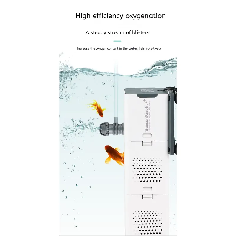 فلتر داخلي للأحواض المائية 4 ف - مراجعة Fish Tank Filter Pump وسعره