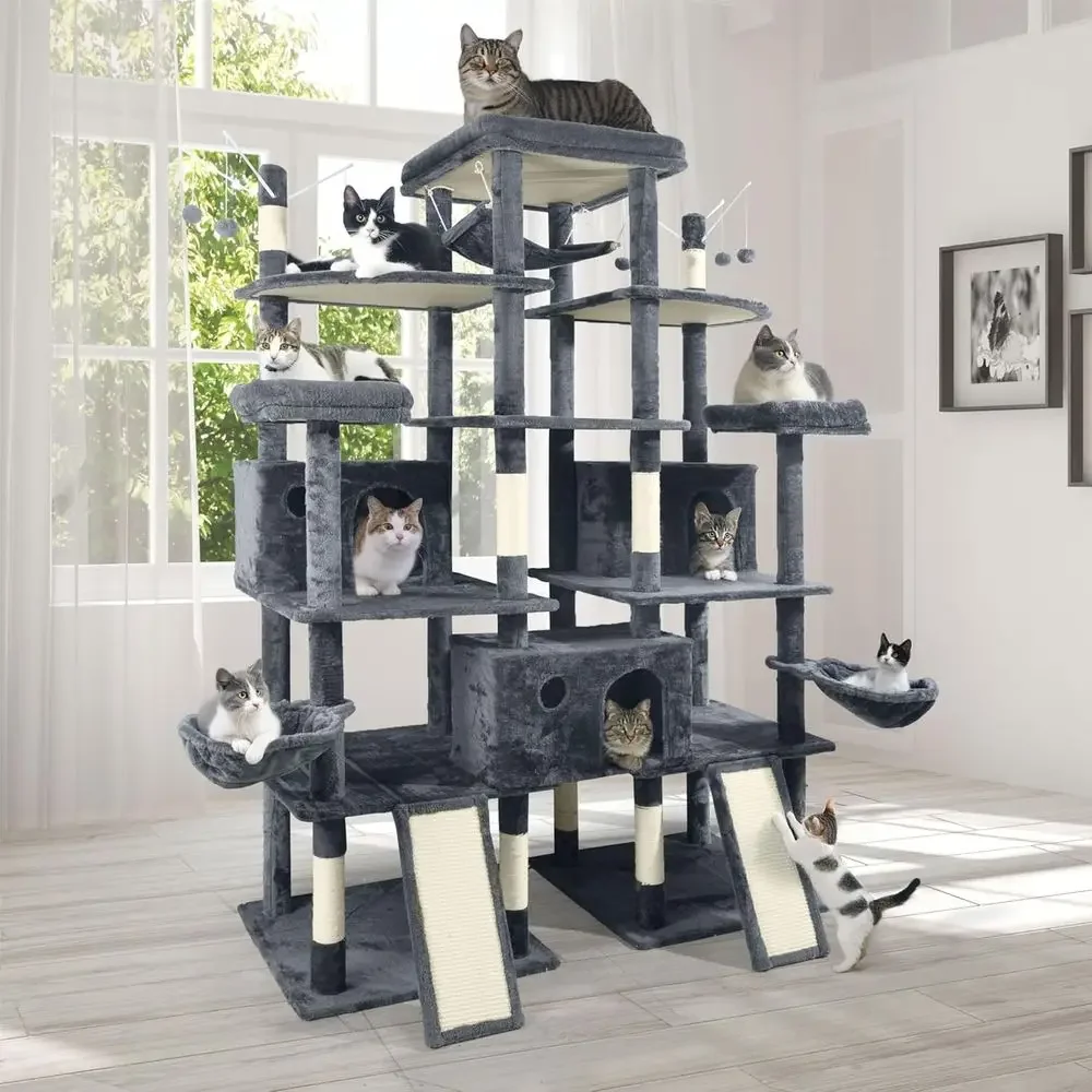 برج قطط بارتفاع 80 بوصة للقطط  - مراجعة Cat Scratching Post وسعره
