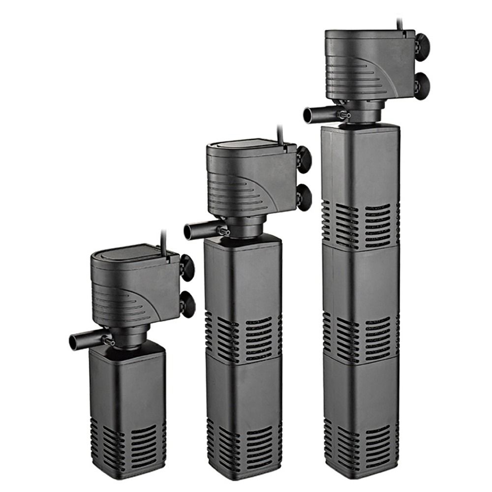 البلاستيك 3 في 1 فلتر خزان الأ - مراجعة Fish Tank Filter Pump وسعره