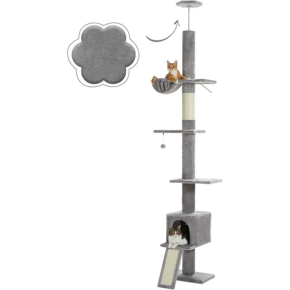 شجرة قطط قابلة للتعديل بـ 5 مس - مراجعة Cat Scratching Post وسعره