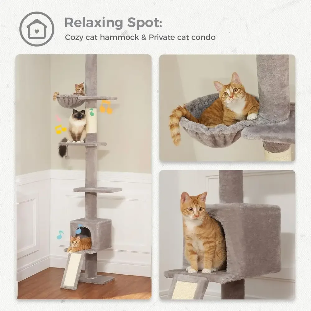شجرة قطط قابلة للتعديل بـ 5 مس - مراجعة Cat Scratching Post وسعره