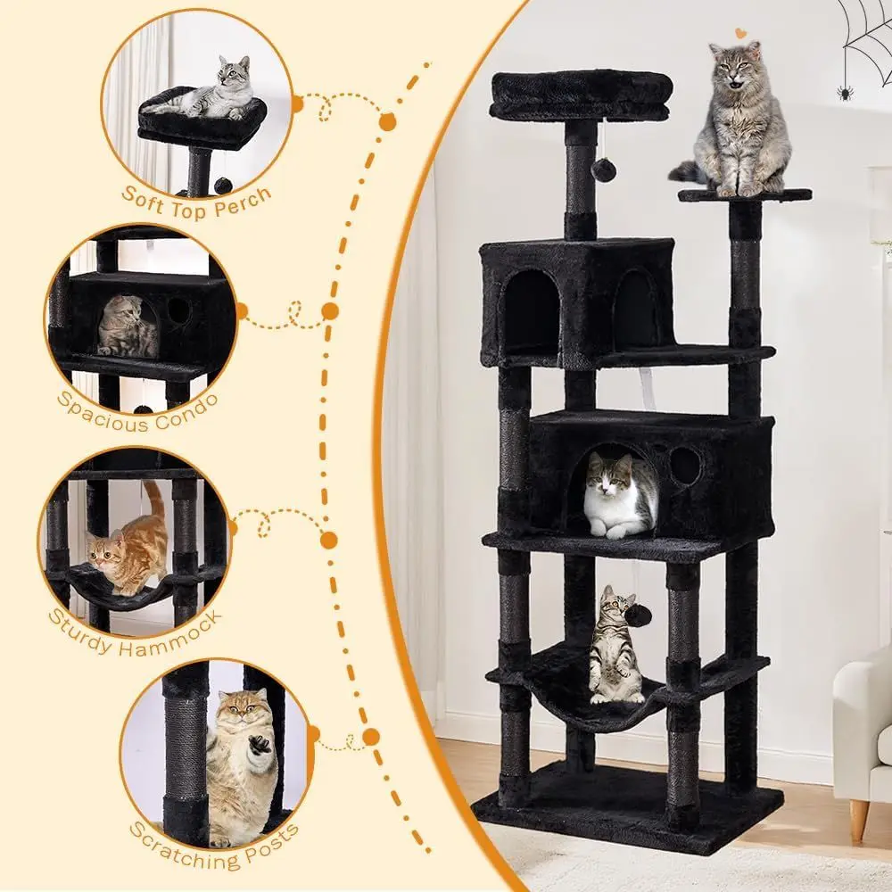 برج قطط متعدد الطبقات XL للقطط - مراجعة Cat Scratching Post وسعره