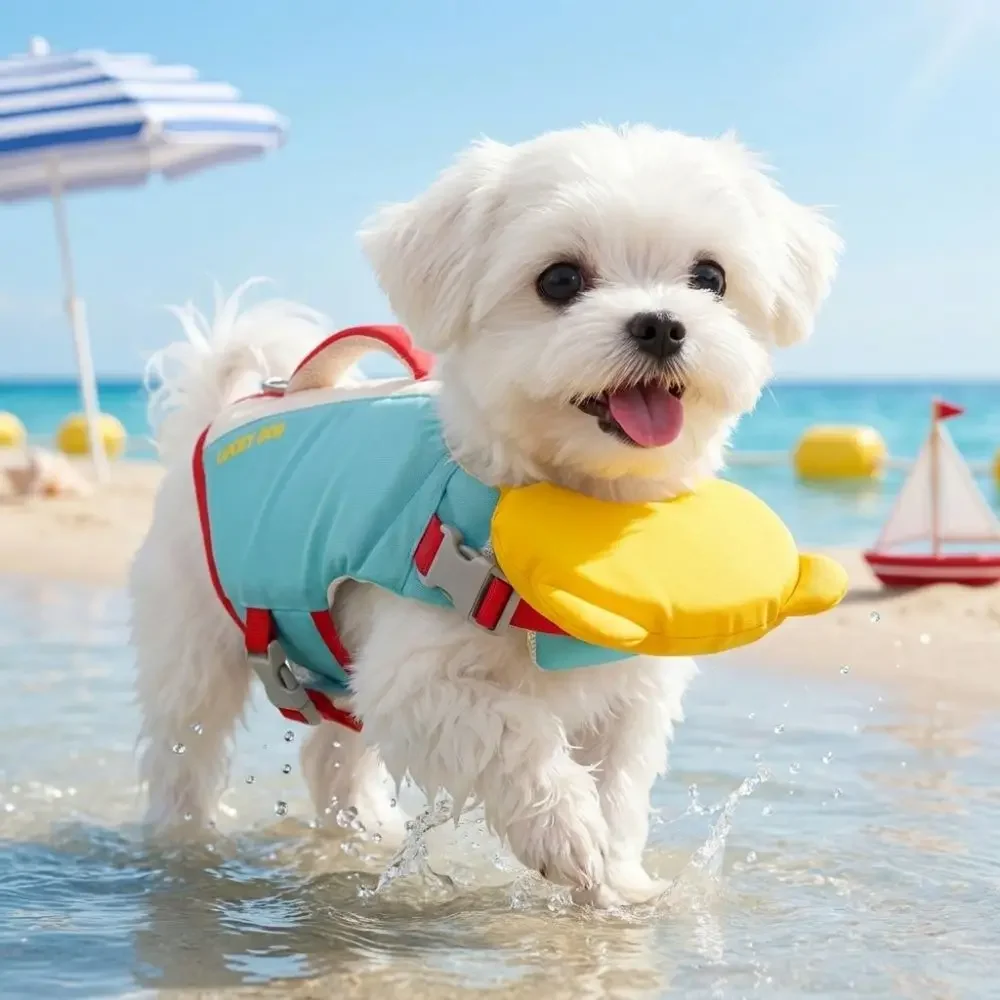 سترة نجاة للكلاب قوية الطفو مق - مراجعة Dog Life Jacket وسعره
