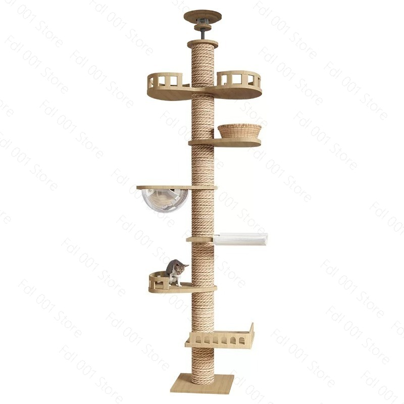 برج قطط متعدد المستويات قابل ل - مراجعة Cat Scratching Post وسعره