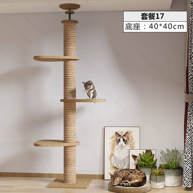 برج قطط متعدد المستويات قابل ل - مراجعة Cat Scratching Post وسعره